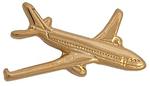 Airbus A320 Lapel Pin - Gold