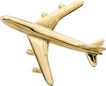 Boeing 747 Lapel Pin - Gold