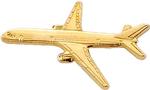 Boeing 757 Lapel Pin - 2D Gold
