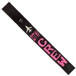 Airplane Crew Strap - DTW - Pink Crew/Silver Plane