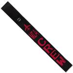 Airplane Crew Strap - MIA - Red on Black
