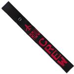 Airplane Crew Strap - RDU - Red on Black