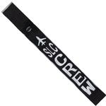 Airplane Crew Strap - SLC - Silver on Black