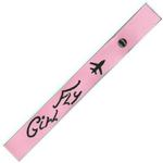 Fly Girl Airplane Strap - Black on Pink