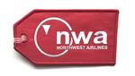 Northwest Airlines Embroidered Luggage Tag