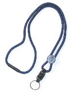 Broadloom Neck Cord w/Detachable Ring - Navy Blue