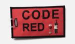 Code Red Embroidered Luggage Tag - Red
