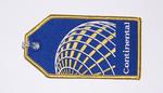 Continental Airlines Embroidered Luggage Tag