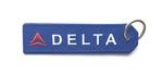 Delta Air Lines Embroidered Key Ring Banner