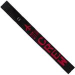 Airplane Crew Strap - DTW - Red on Black