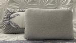 FaceSecret Cotton Slip-Over Pillowcase - Gray