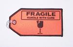 Fragile Embroidered Luggage Tag