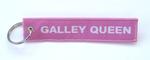 "Galley Queen" Embroidered Key Ring Banner