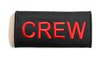 Crew Handle Wrap - Red on Black