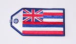 Hawaii Flag Embroidered Luggage Tag