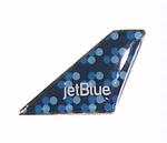 Jet Blue Bubbles Tail Pin
