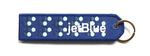 jetBlue Embroidered Key Ring Banner