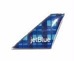Jet Blue Plaid Tail Pin