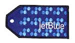 jetBlue Embroidered Luggage Tag
