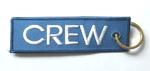 KLM Blue Embroidered Key Ring Banner