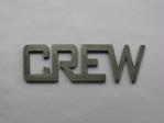 Metal CREW Identification Tag