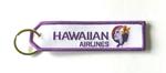Hawaiian Airlines Embroidered Key Ring Banner