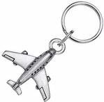 Pewter Airplane Key Chain