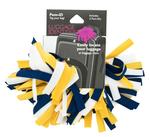 Pom-ID Navy/White/Yellow Gold