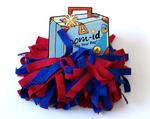 Pom-ID Red/Royal Blue
