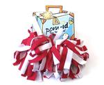 Pom-ID Red/White