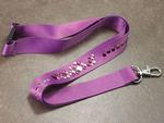 Purple Tiara Ribbon Lanyard