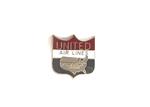 United Airlines 1930's Mainliner Shield Lapel Pin