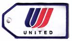 United Airlines Embroidered Luggage Tag