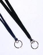 Woven Neck Lanyard w/Ring Attachment